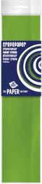 Crepepapier - 50x250 cm - pak a 10 - lichtgroen (10 stuks)