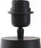 Light & Living Tafellamp Shaka - 42cm - Mat Zwart - excl. kap
