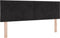 vidaXL - Hoofdbord - in - Diamant - Blokken - Design - Zwart - 160 - cm - van - Fluweel