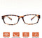 LC Eyewear Computerbril - Blauw Licht Bril - Voorkom Digital Eye Fatigue - Leopard