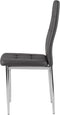 Voordelige Eetkamer Stoelen Set - 4 Stuks - Modern Grijs Design