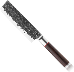 Forged Sebra Hakbijl 17cm - Sebrahout - In Houten Giftbox