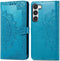 iMoshion Hoesje Geschikt voor Samsung Galaxy S23 Hoesje Met Pasjeshouder - iMoshion Mandala Bookcase - Turquoise