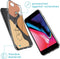 iMoshion Hoesje Geschikt voor iPhone 7 / 8 / SE (2020) / SE (2022) Hoesje Siliconen - iMoshion Design hoesje - Transparant / Line Art Color Face