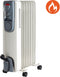 Deski 613-401241 - Elektrische Olieradiator - 7 Lamellen 3 Warmtestanden - Wit