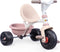 Smoby Be Fun - Driewieler - Verstelbare duwstang en veiligheidsgordel - Roze