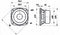 Visaton F 8 SC - Inbouwspeaker - 20W RMS - Zwart