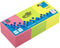 Info notes - sticky notes - Powernotes - memoblok - 12 x 80 vel - formaat 50x40mm - roze, groen, geel - IN-5653-39-PN