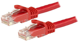 UTP Category 6 Rigid Network Cable Startech N6PATC150CMRD 1,5 m Red