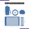 Confibel Acupressure Mat en Kussen - Spijkermat + Kussen Set + Triggerpoint Bal - Massage & Ontspanning - 65x40 cm - Blauw