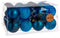 Set kerstballen Blauw Plastic Ø 8 cm (6 Stuks)