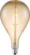 Home Sweet Home - Edison Vintage E27 LED filament lichtbron - Dimbaar - Amber G160 Ovaal 16/16/29cm 4W 400lm 2700K (1 stuk)