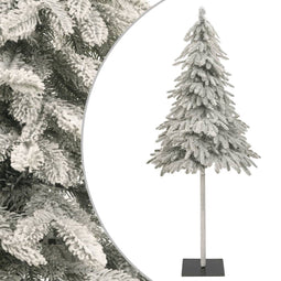 vidaXL - Kunstkerstboom - met - sneeuw - 120 - cm