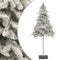 vidaXL - Kunstkerstboom - met - sneeuw - 120 - cm