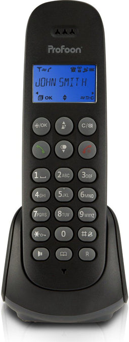 Profoon PDX-300 - DECT telefoon - Telefoonboek 50 nummers - Zwart