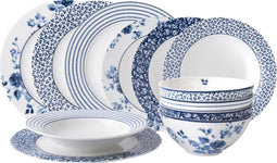 Laura Ashley Blueprint Serviesset - Servies - Dinerset - Giftset 12 Delig