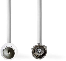 Nedis CSGP41800WT100 - Coax antennekabel - Dubbel afgeschermd - Wit