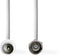 Nedis CSGP41800WT100 - Coax antennekabel - Dubbel afgeschermd - Wit