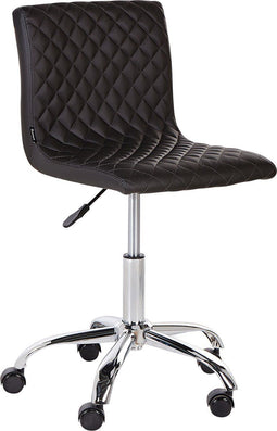 ORLANDO - Bureaustoel - Zwart - Kunstleer