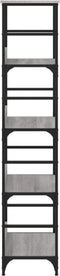 vidaXL - Boekenrek - 50x33x153 - cm - bewerkt - hout - grijs - sonoma - eikenkleurig
