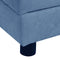 vidaXL - Hondenbank - met - kussen - 83x44x44 - cm - pluche - blauw