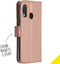 Accezz Samsung Galaxy A20e - Wallet Softcase Bookcase - 3 pashouders - Roze