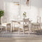 Zitkussens 4 pcs Creme 40 x 40 x 6 cm Katoen Stof