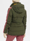 Burton Keelan - Dames Ski jas - Slim-fit puffy - Groen (XS)