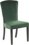 PISECO - Eetkamerstoel - Groen - Fluweel