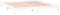 vidaXL - Bedframe - LED - massief - hout - wit - 180x200 - cm