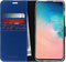 Accezz Galaxy S10 - Wallet Softcase Bookcase - 3 pashouders - Blauw
