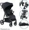 Titaniumbaby Elite XL - Buggy - Verstelbare rugleuning en voetensteun - Zwart