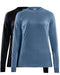 Craft Core Thermoshirt - 2-Pack Lange mouw Dames - Slim fit Ronde hals - Zwart