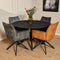 Eetkamerstoelen set van 2 - stoelen eetkamerstoelen - Stoel Velvet Gold
