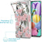 iMoshion Hoesje Geschikt voor Samsung Galaxy A51 Hoesje Siliconen - iMoshion Design hoesje - Roze / Transparant / Cherry Blossom