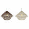 Plafondlamp DKD Home Decor Wit Bruin Zwart Natuurlijk Metaal Touw Plastic 50 W 220 V Stads 38 x 3...