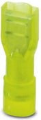 Phoenix Contact 3240541 Platte stekker (female) Insteekbreedte: 6.3 mm Insteekdikte: 0.8 mm 180 ° Volledig geïsoleerd Geel 25 stuk(s)