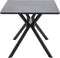 WOOOD Bruno Eettafel - Mdf - Zwart - 160x90