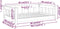 vidaXL - Hondenmand - 95,5x65,5x28 - cm - massief - grenenhout - wit