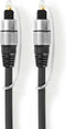 Nedis - Optische Audiokabel - TosLink Male - 0.80 m - Antraciet