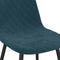 vidaXL - Eetkamerstoelen - 2 - st - fluweel - blauw