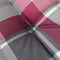 vidaXL - Palletkussens - 2 - st - stof - ruitpatroon - rood