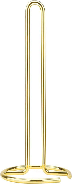 Elegante Gouden Keukenrolhouder - Roestvrijstaal, Ruimtebesparend & Gemakkelijk te Verplaatsen