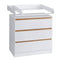 Woltu Aankleedopzetstuk - MDF - 80 x 74,5 x 8,5 cm - Wit