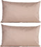 Anna's collection Buiten of tuin sier kussens - taupe/beige - 30 x 50 cm - binnen/buiten - zitkussens tuinbank