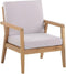 Loungeset met tafel 4-zitter PALLANO Acaciahout Taupe
