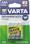 Varta Power Accu NiMH-batterij AAA Micro 1000 mAh 4-pack