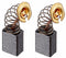 Grafitos Marjal 9390 - Borstels voor elektrische motor - 6 x 9 x 12 mm Antraciet (2 stuks)