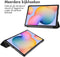 imoshion Tablet Hoes - Geschikt voor Samsung Galaxy Tab S6 Lite (2024) / Galaxy Tab S6 Lite (2022) / Galaxy Tab S6 Lite - Trifold Bookcase - Donkerblauw