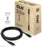 Club 3D CAC-1531 - USB Gen1 Type-C Verlengkabel 5Gbps 60W 4K 1m - Zwart